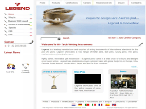 Writing Instruments Web Development Services in India