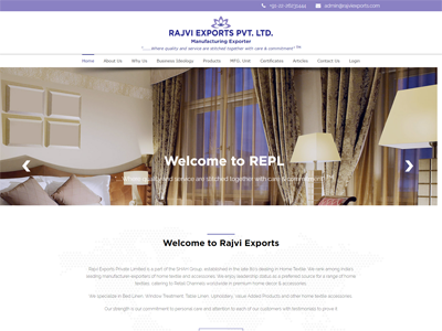 Home Textiles Website Designing Companies in Mumbai