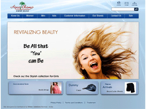 Beachwear Website Development Specialist in India